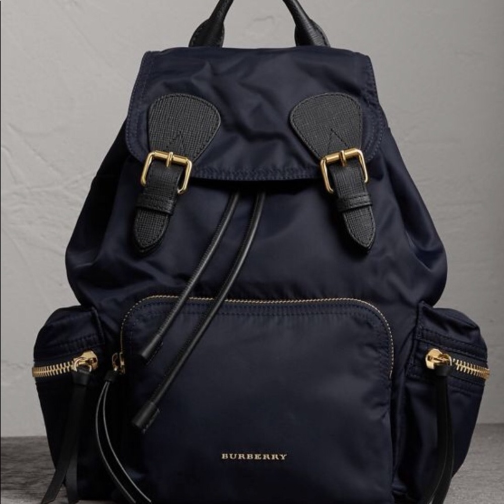 Burberry Navy Blue Rucksack Backpack